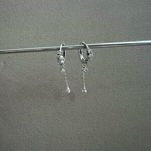 Elegant Silver Dangle Earrings
